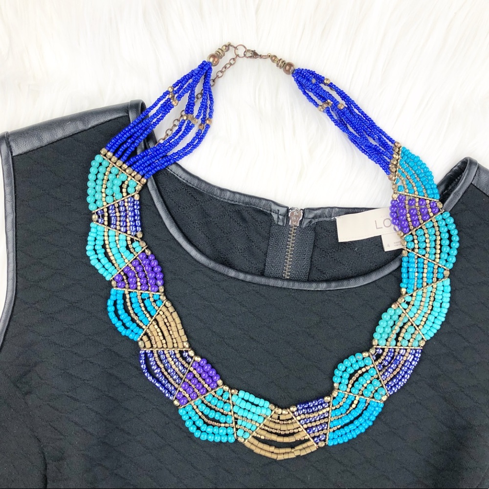 Shades of Blue Necklace - Picture 3 of 6